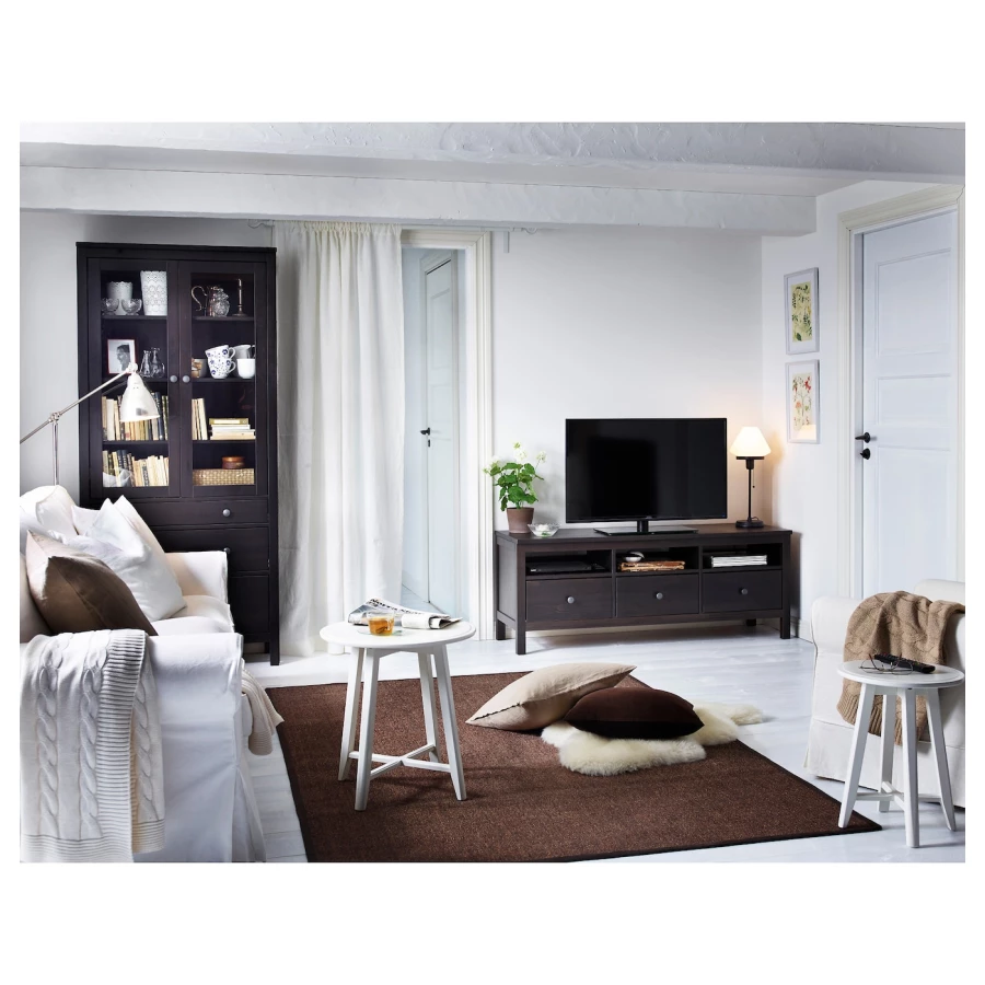 Столик придиванный - IKEA KRAGSTA, 35х45/49х51 см, белый, КРАГСТА ИКЕА (изображение №2)