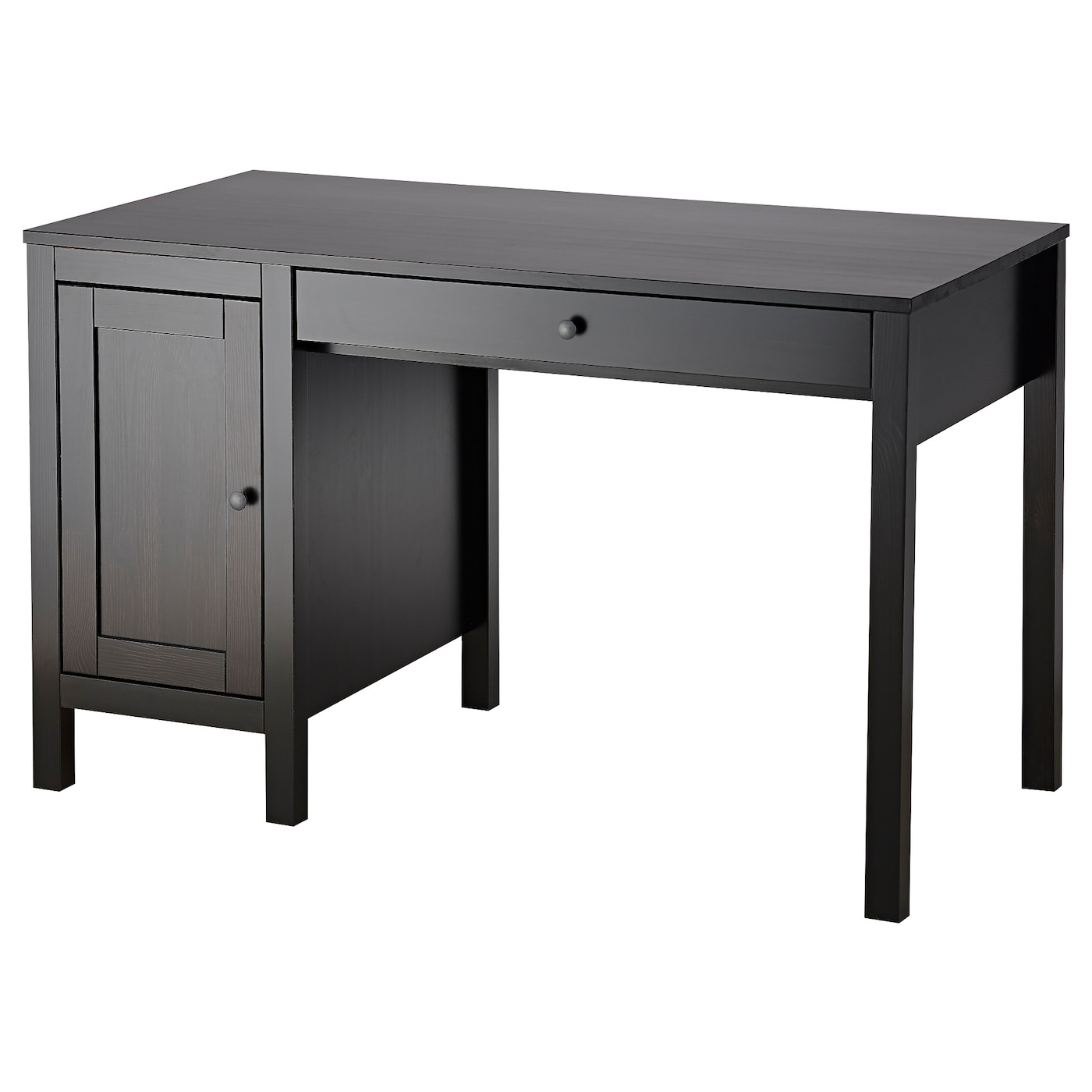 Письменный стол с ящиками - IKEA HEMNES/ ХЕМНЭС ИКЕА, 120х55 см, черный