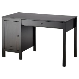 Письменный стол с ящиками - IKEA HEMNES, 120х55 см, черный, ХЕМНЭС ИКЕА