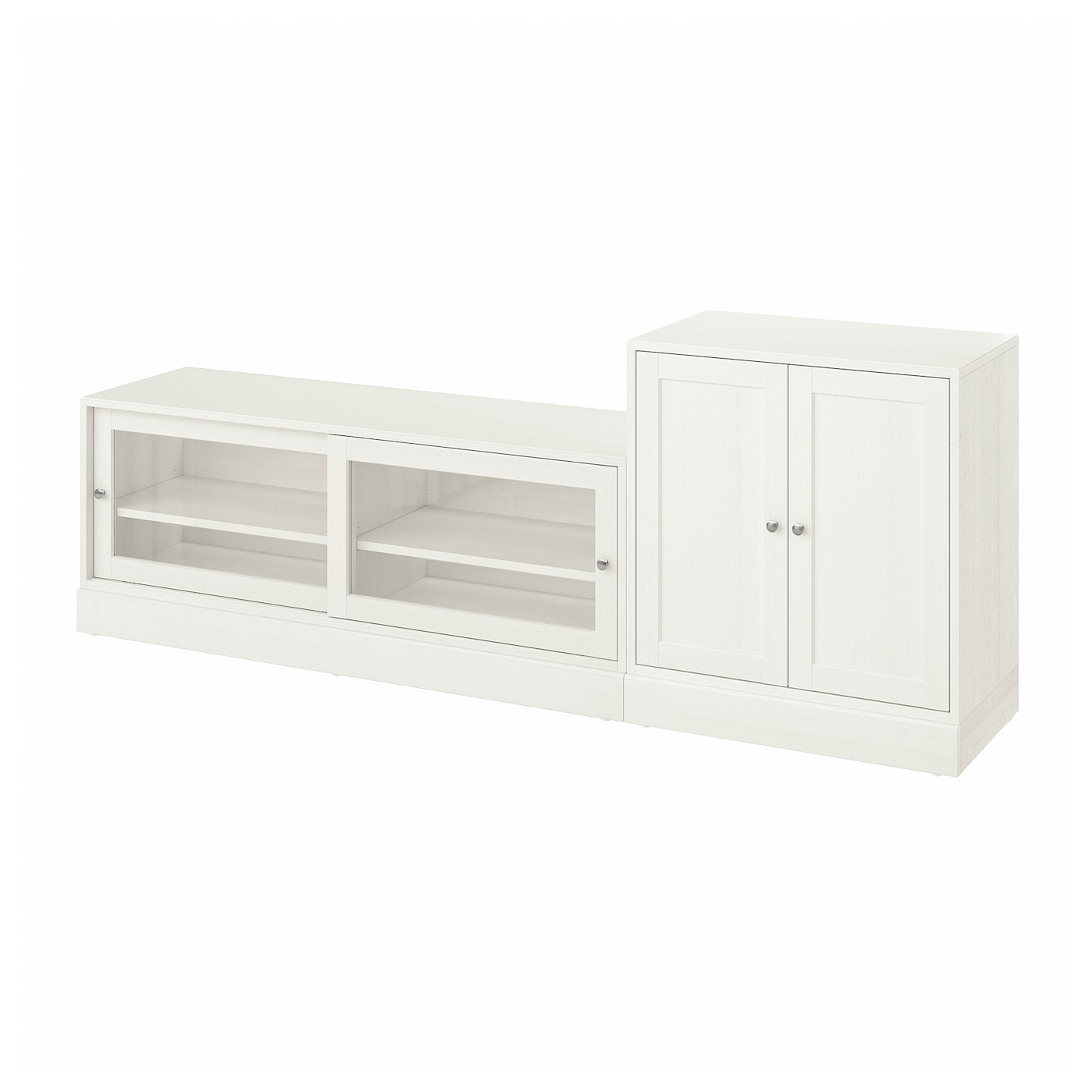 Подставка под ТВ - IKEA HAVSTA/ХАВСТА ИКЕА, 47х89х241 см, белый