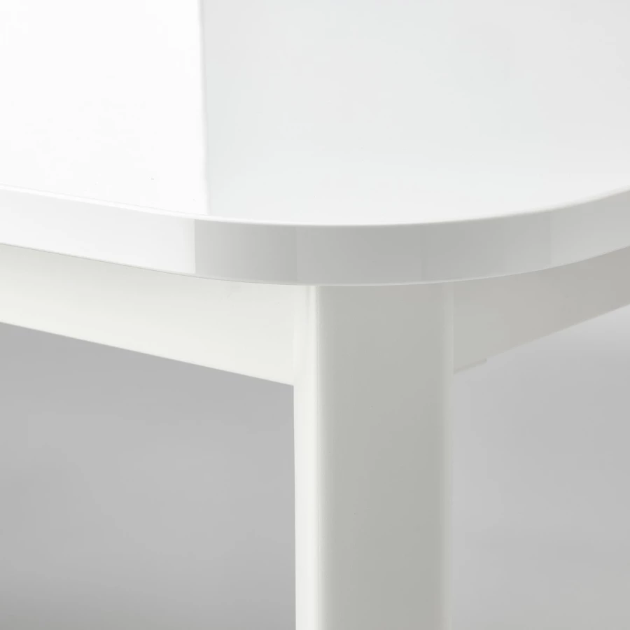 Раздвижной обеденный стол - IKEA STRANDTORP, 260/205х95х75 см, белый, СТРАНДТОРП ИКЕА (изображение №3)