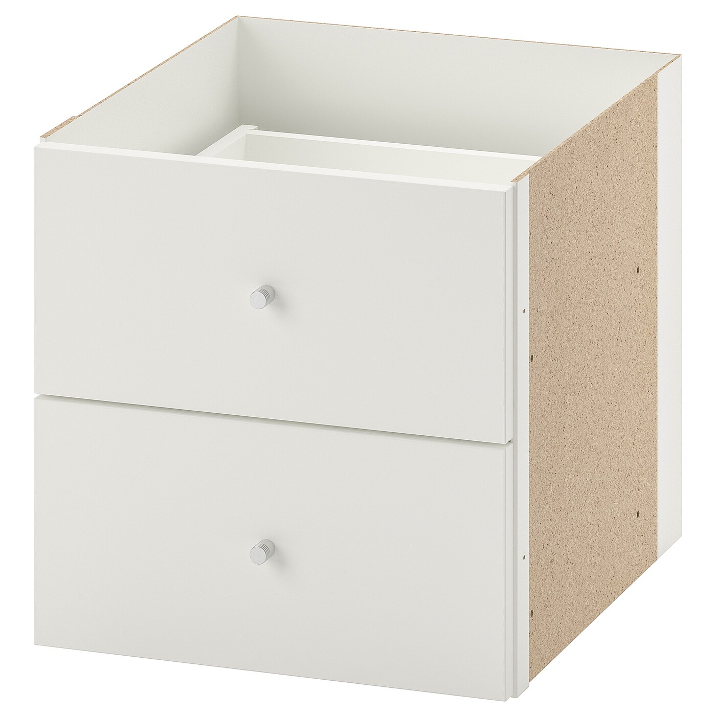 Вставка с ящиком в стеллаж - IKEA KALLAX/КАЛЛАКС ИКЕА, 33х37х33 см, белый