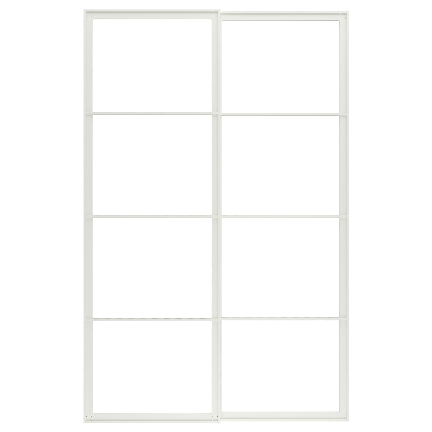 Пара раздвижных дверных рам - IKEA PAX/ПАКС ИКЕА, 150x236 см, белый