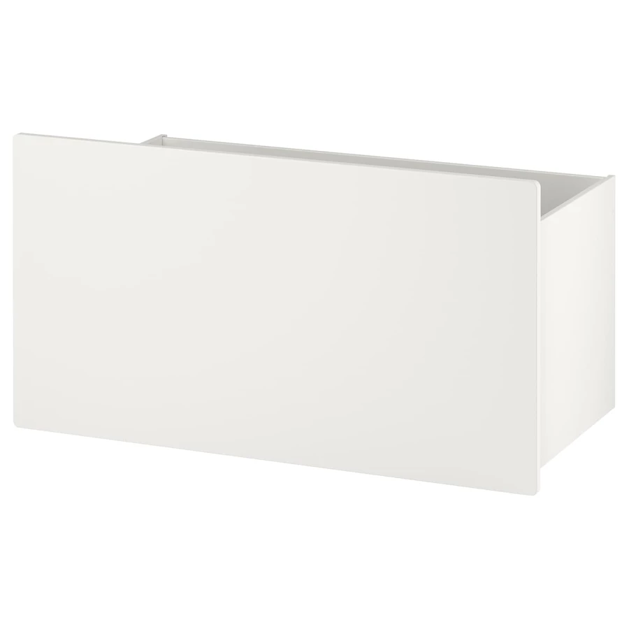 Ящик - IKEA SMÅSTAD/SMASTAD/СМОСТАД ИКЕА, 48х49х90 см, светло-серый/белый (изображение №1)