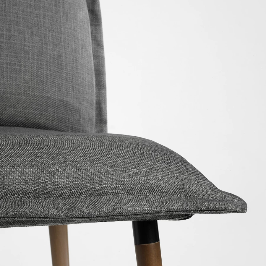 Стол и 6 стульев - IKEA EKEDALEN/KLINTEN/ЭКЕДАЛЕН/КЛИНТЕН ИКЕА, 180х240х90 см, темно-коричневый/серый (изображение №3)