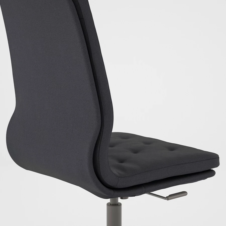 Jфисный стул - IKEA MULLFJÄLLET/MULLFJALLET, 72x72x112см, черный, МАЛЛФЬЯЛЛЕТ ИКЕА (изображение №8)