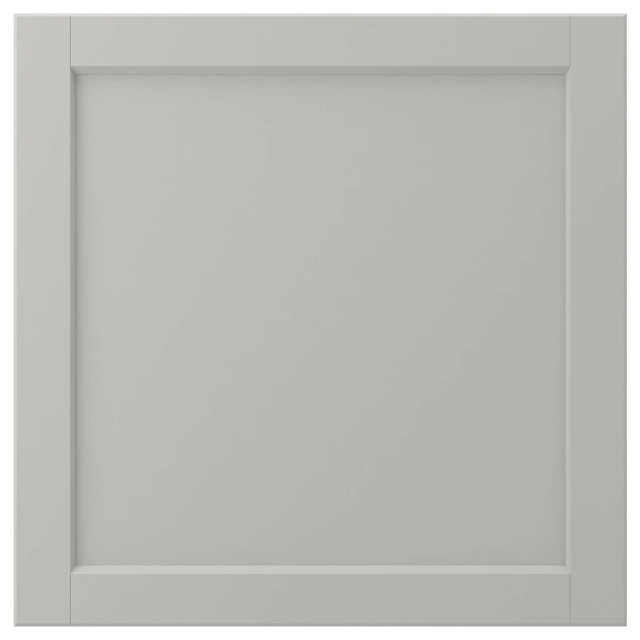 Дверца - IKEA LERHYTTAN, 60х60 см, светло-серый, ЛЕРХЮТТАН ИКЕА (изображение №1)