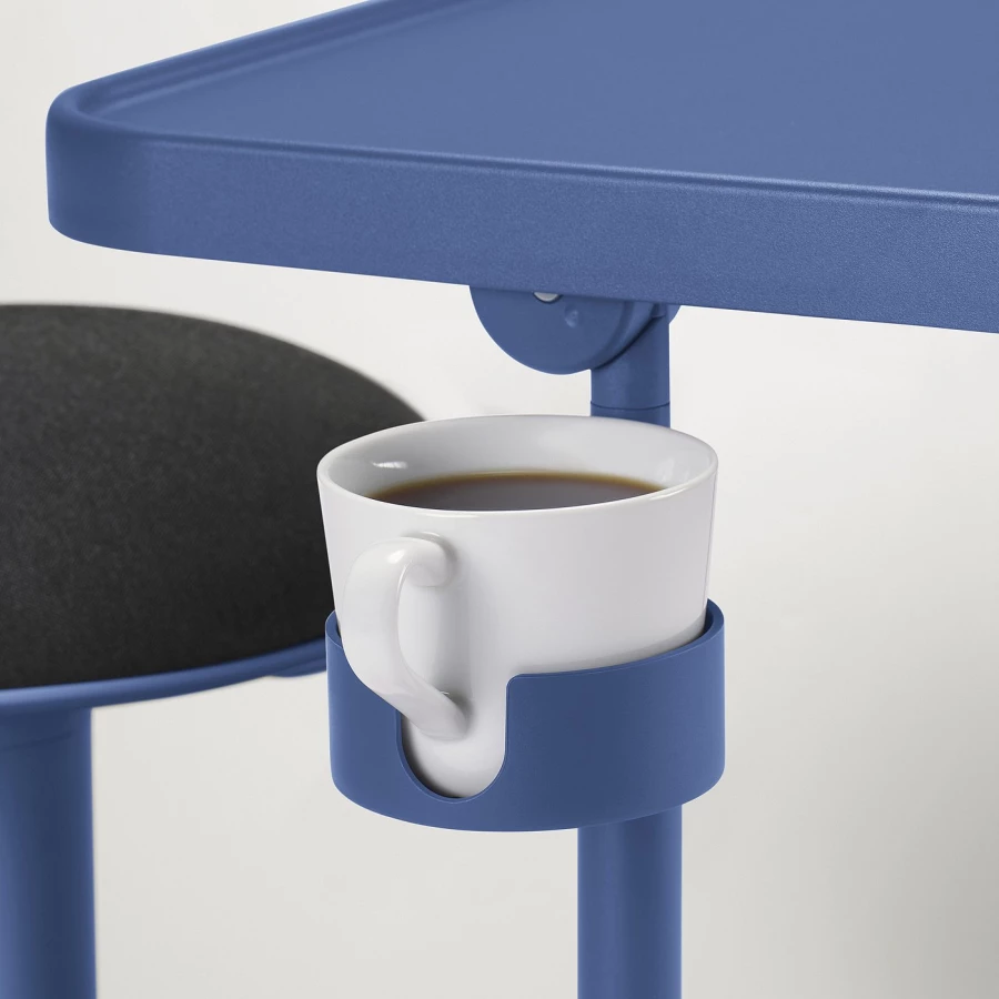 Подставка для ноутбука - BJÖRKÅSEN /BJОRKАSEN IKEA/БЬЁРКОСЕН ИКЕА,  65х46 см, синий (изображение №4)