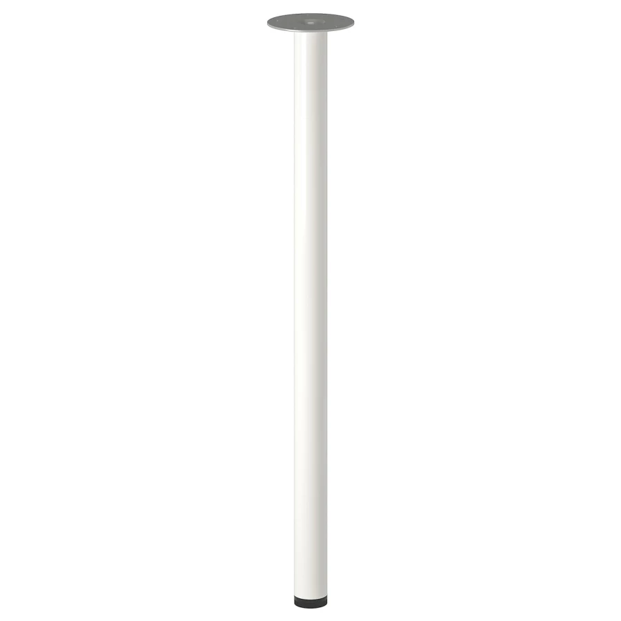 Рабочий стол - IKEA MÅLSKYTT/MALSKYTT/ADILS, 140х60 см, береза/белый, МОЛСКЮТТ/АДИЛЬС ИКЕА (изображение №3)