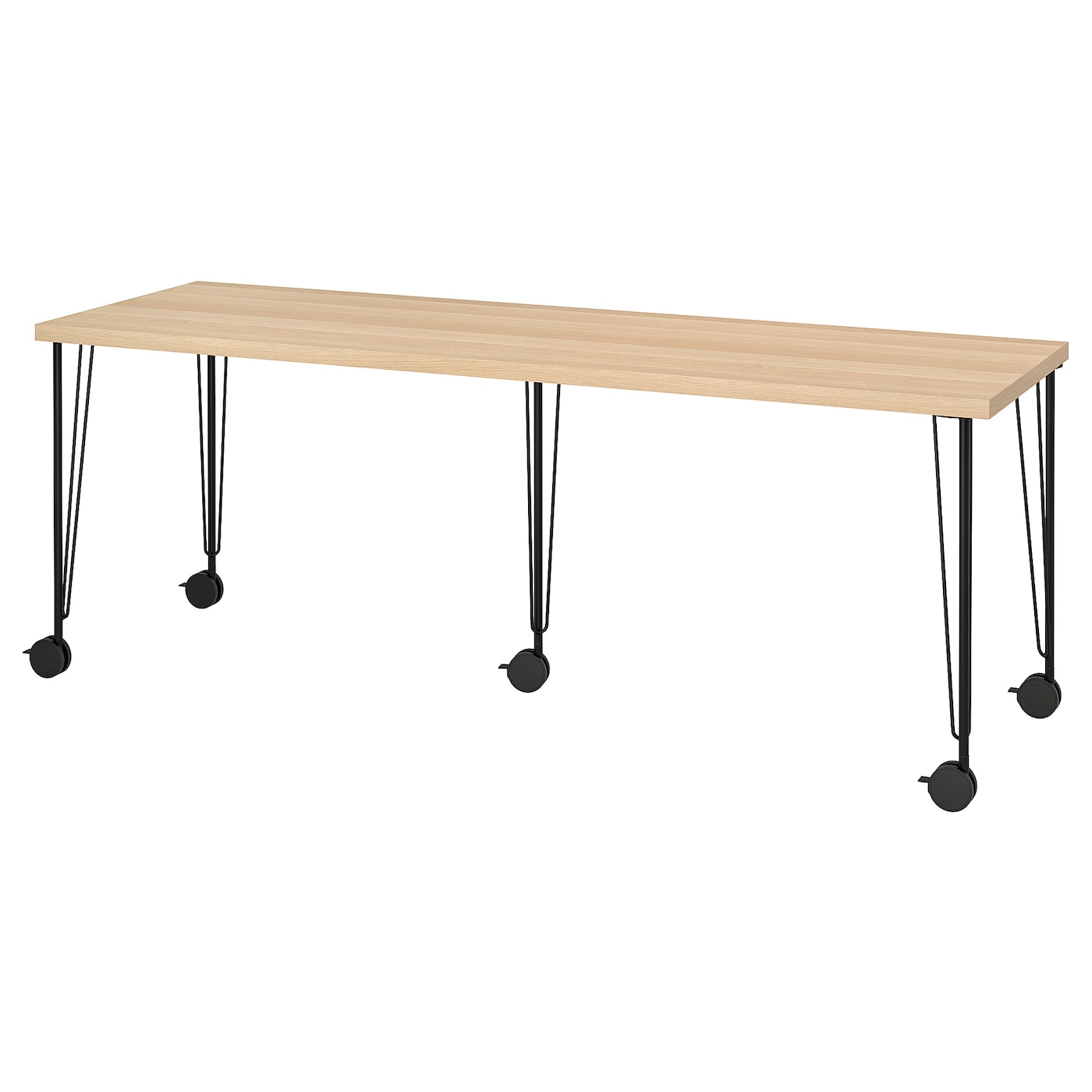 Письменный стол - LAGKAPTEN / KRILLE  IKEA /  ЛАГКАПТЕН / КРИЛЛЕ  ИКЕА,  200х60 см,под беленый дуб