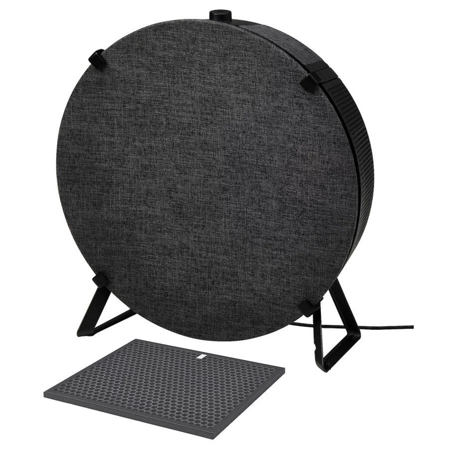 Очиститель воздуха со сменным фильтром - IKEA STARKVIND, 56х25х56 см, черный, СТАРКВИНД ИКЕА (изображение №1)