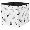 Коробка - AFTONSPARV IKEA/ АФТОНСПАРВ  ИКЕА, 33х33 см, черный/белый