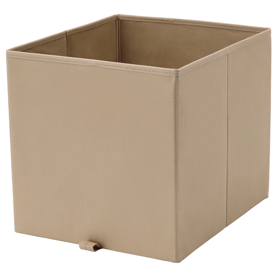 Коробка - KOSINGEN IKEA/ КОСИНГЕН ИКЕА, 33x38x33 см, бежевый (изображение №1)