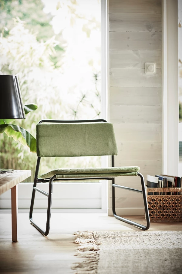 Кресло - IKEA LINNEBÄCK/LINNEBACK, 72x69x65см, зеленый, ЛИННЕБЕК ИКЕА (изображение №2)