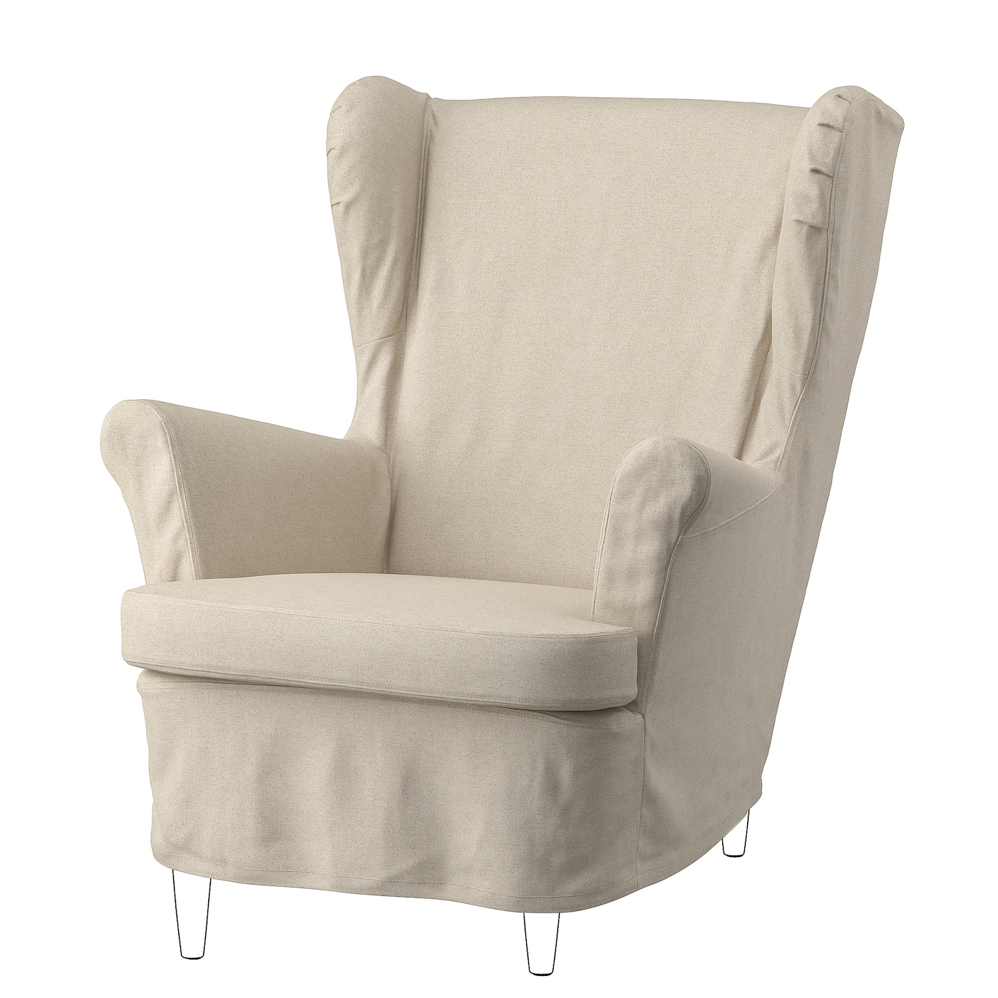 Чехол на кресло - STRANDMON IKEA/ СТРАНДМОН ИКЕА,  бежевый
