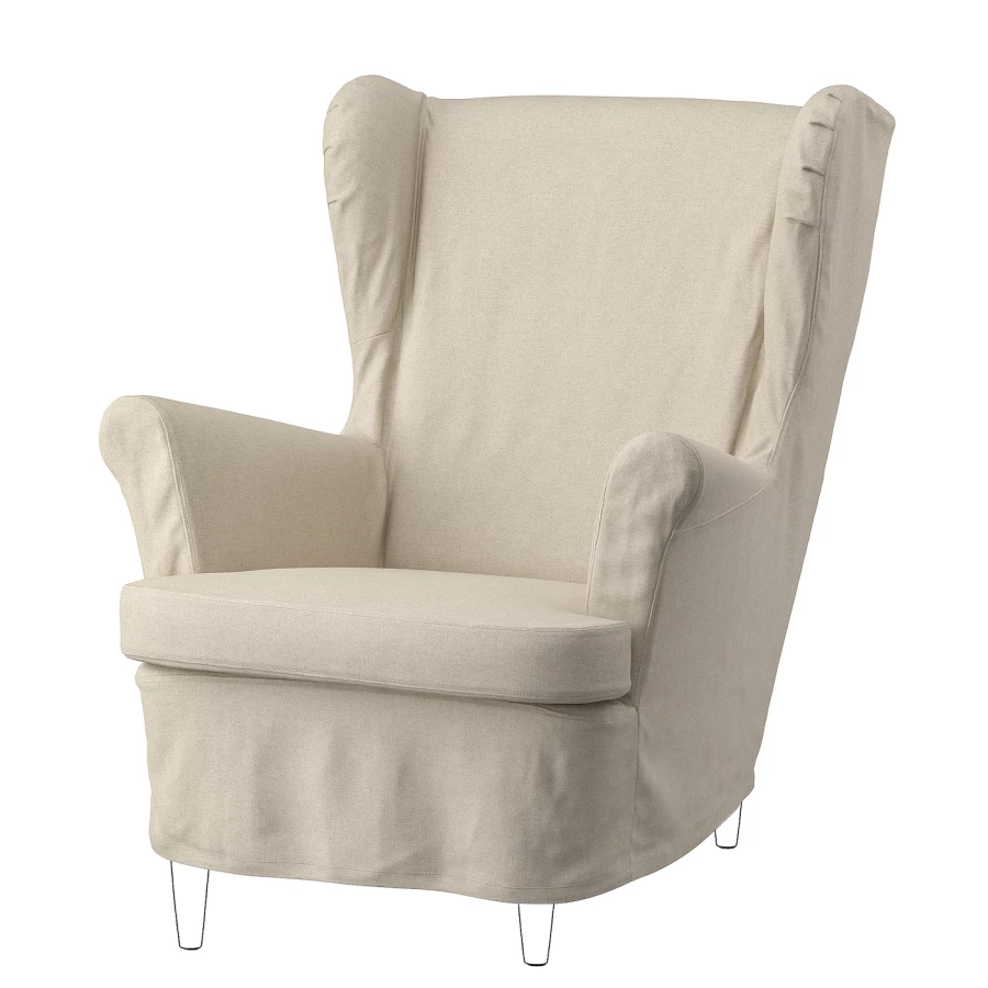 Чехол на кресло - STRANDMON IKEA/ СТРАНДМОН ИКЕА,  бежевый (изображение №1)