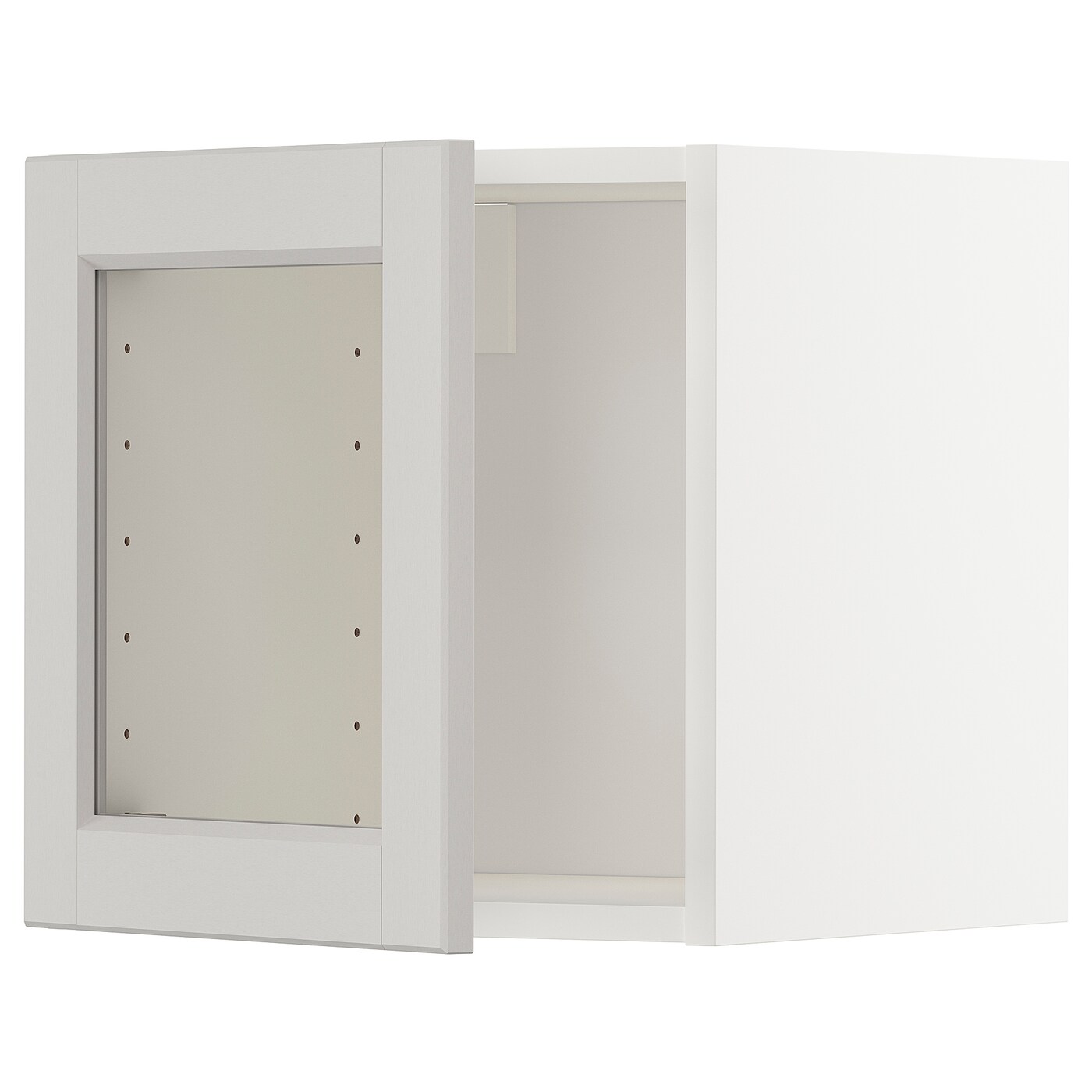 Навесной шкаф - METOD IKEA/ МЕТОД ИКЕА, 40х40 см, белый/светло-серый