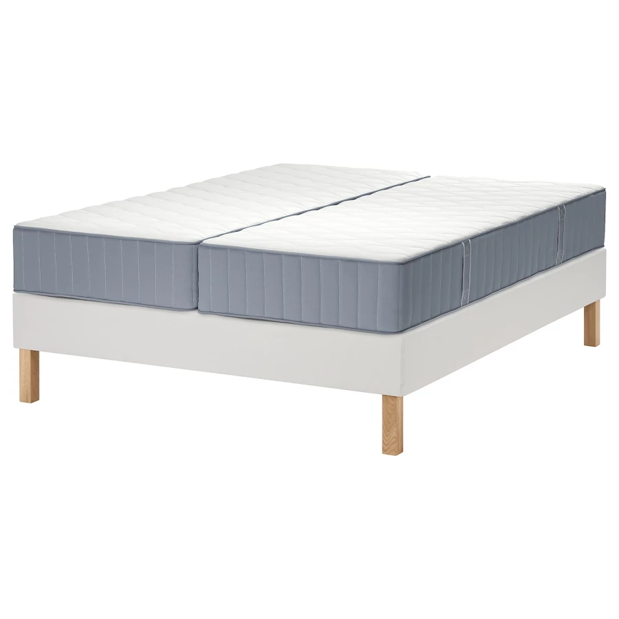 Кровать - LYNGÖR / LYNGОR IKEA/ ЛЮНГЕРЬ ИКЕА,  160х200 см, белый (изображение №1)