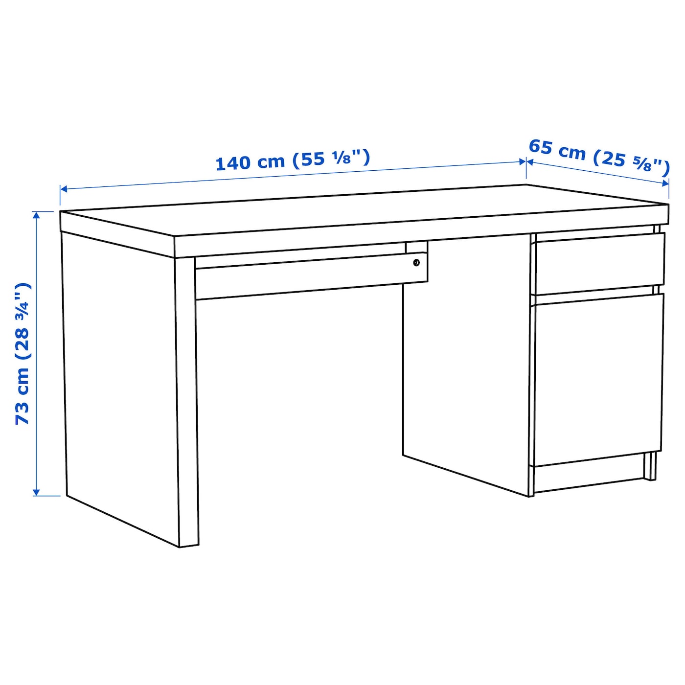 Malm 140x65 shop