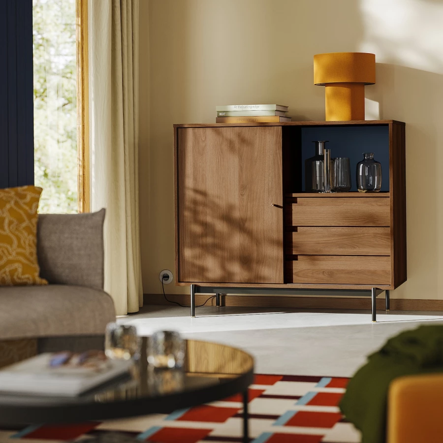 Комод - IKEA RÅDMANSÖ/РЭДМАНСЁ ИКЕА, 118х49х103 см, коричневый (изображение №4)