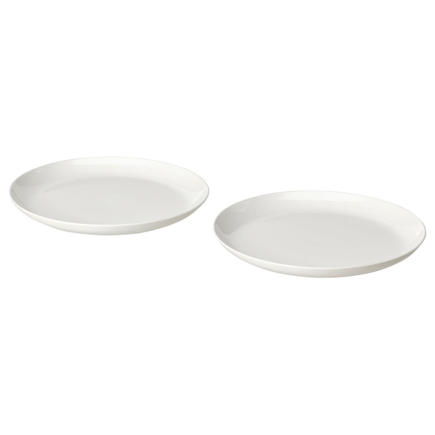 Набор тарелок, 2 шт. - IKEA FRÖJDEFULL/FROJDEFULL, 25 см, белый, ФРЁЙДЕФУЛЛ ИКЕА