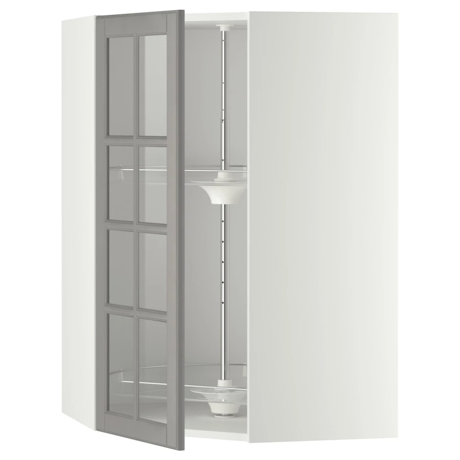 Шкаф - METOD  IKEA/  МЕТОД ИКЕА, 100х68 см, белый/серый (изображение №1)