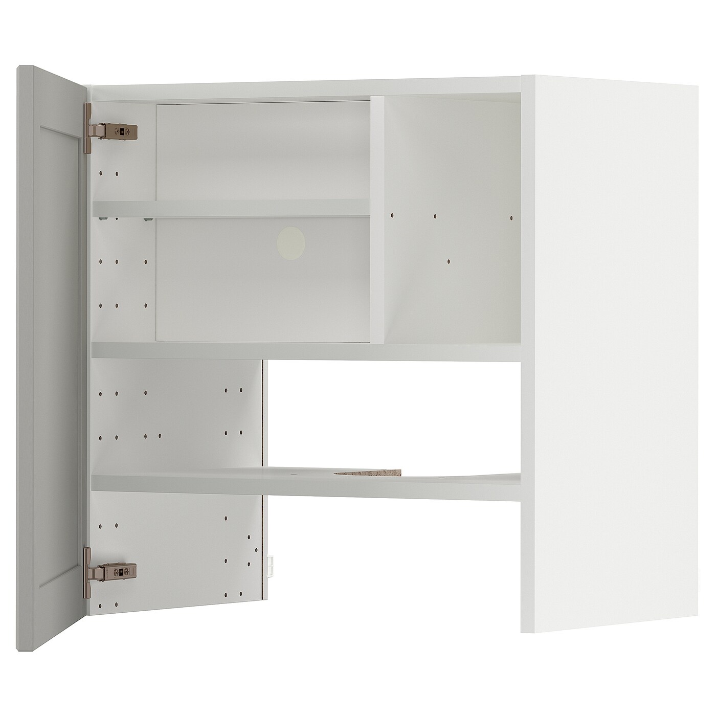 Шкаф под вытяжку -  METOD  IKEA/  МЕТОД ИКЕА, 60х60 см, белый/светло-серый
