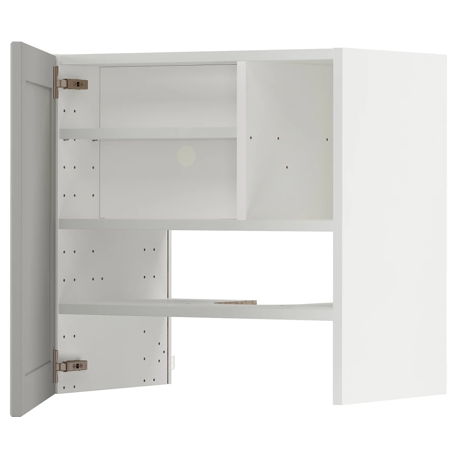 Шкаф под вытяжку -  METOD  IKEA/  МЕТОД ИКЕА, 60х60 см, белый/светло-серый (изображение №1)