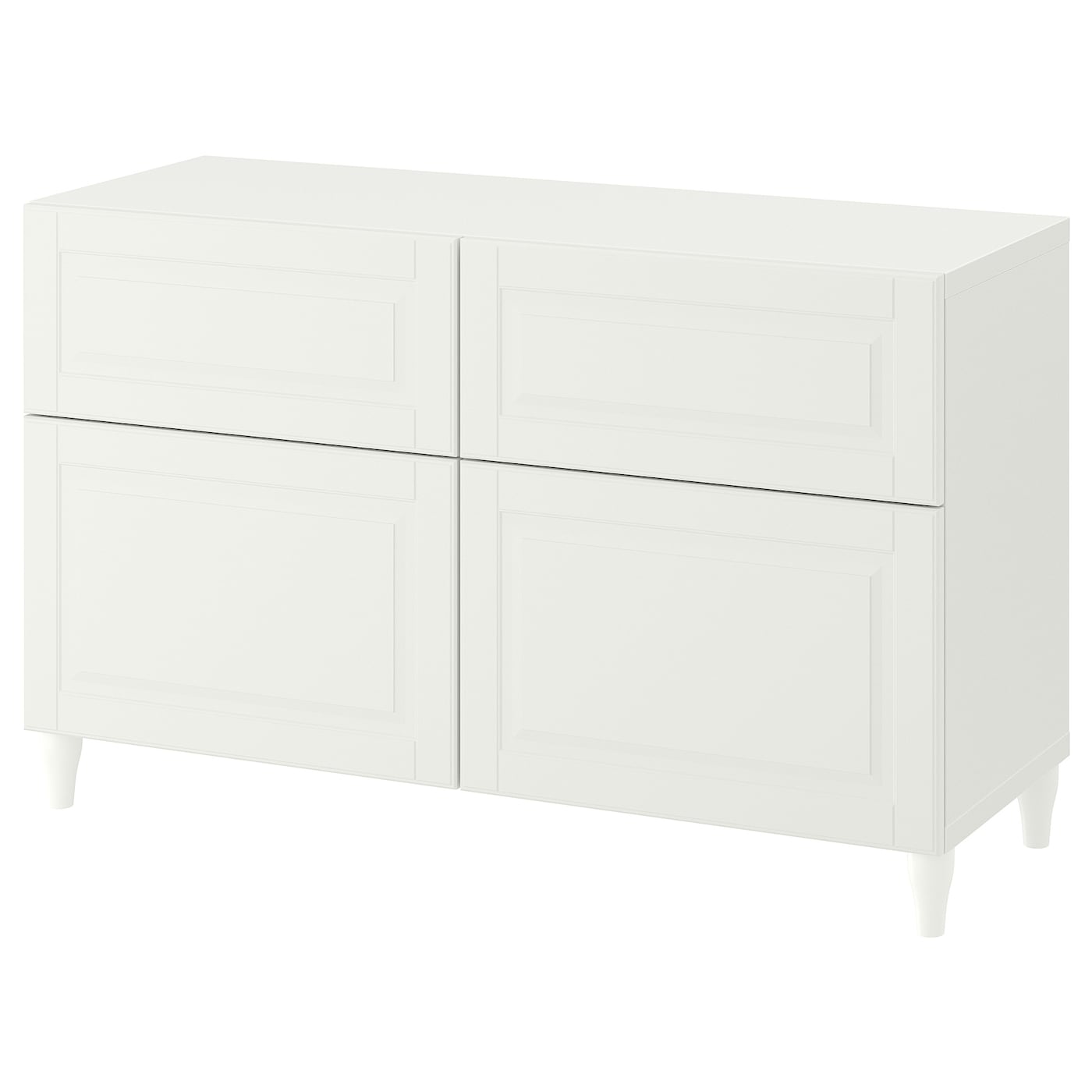 Комбинация для хранения - IKEA BESTÅ/БЕСТО ИКЕА, 120x42x74 см, белый,