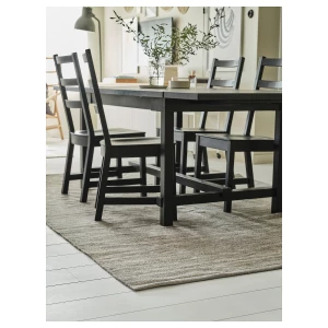 Второе фото. Ковер - IKEA TIDTABELL/ТИДТАБЕЛЛ ИКЕА, 240х170 см, серый