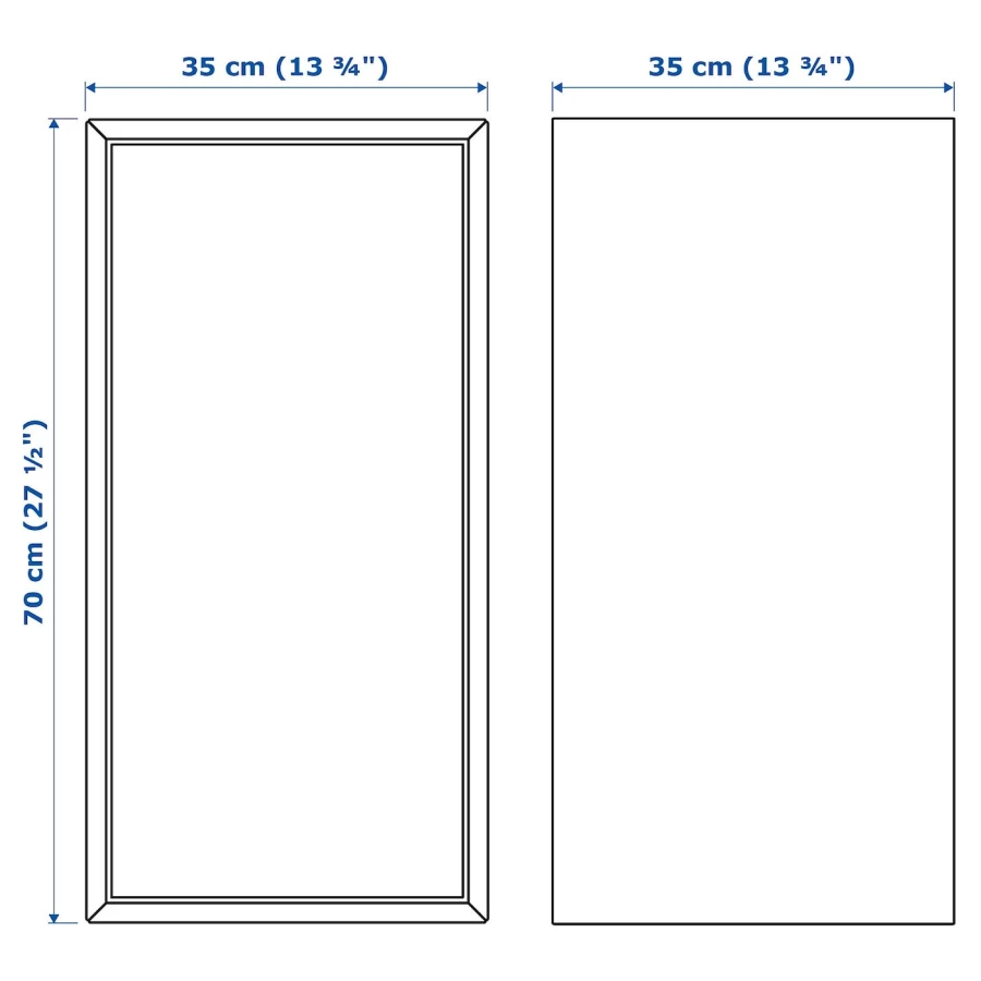 Комбинация для хранения - EKET IKEA/ ЭКЕТ ИКЕА,  175х70 см,  коричневы/белый/желтый/голубой (изображение №4)