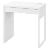 Письменный стол с ящиком - IKEA MICKE, 73x50 см, белый, МИККЕ ИКЕА