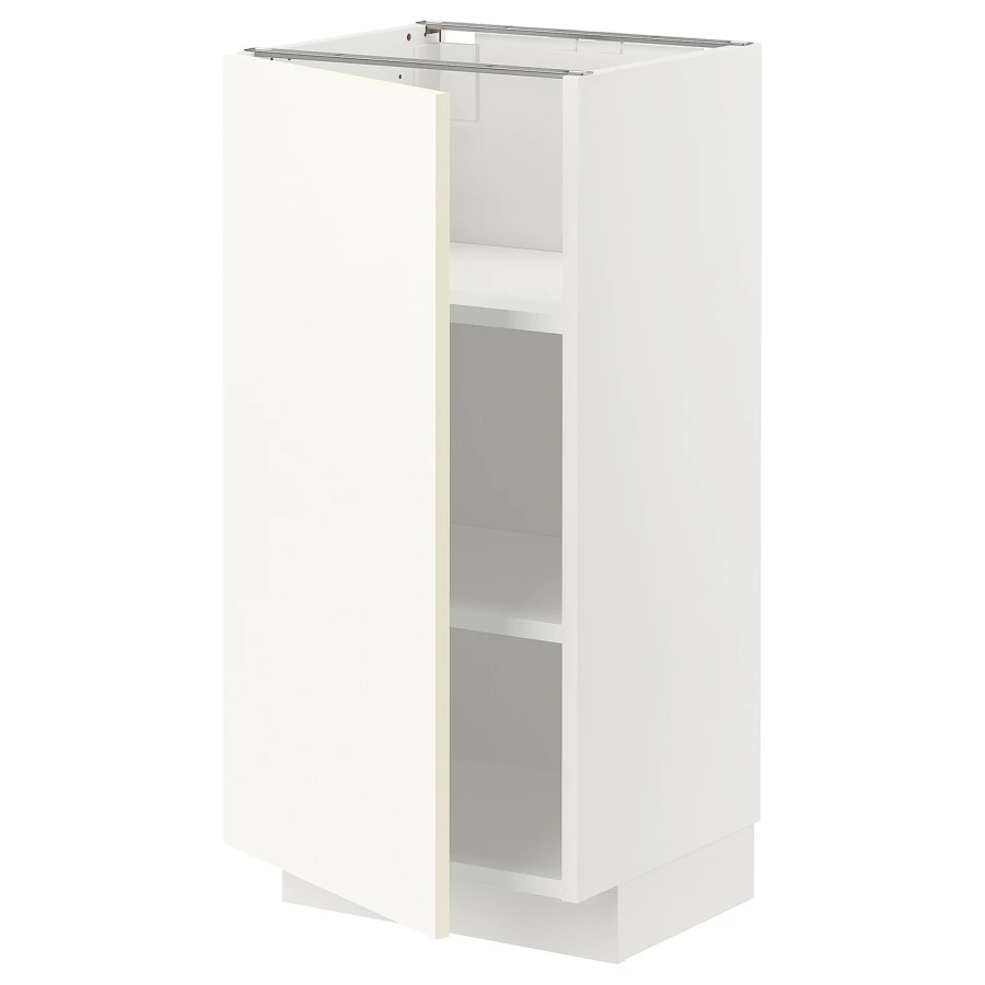 Напольный шкаф - METOD IKEA/ МЕТОД ИКЕА,  88х40 см, белый (изображение №1)