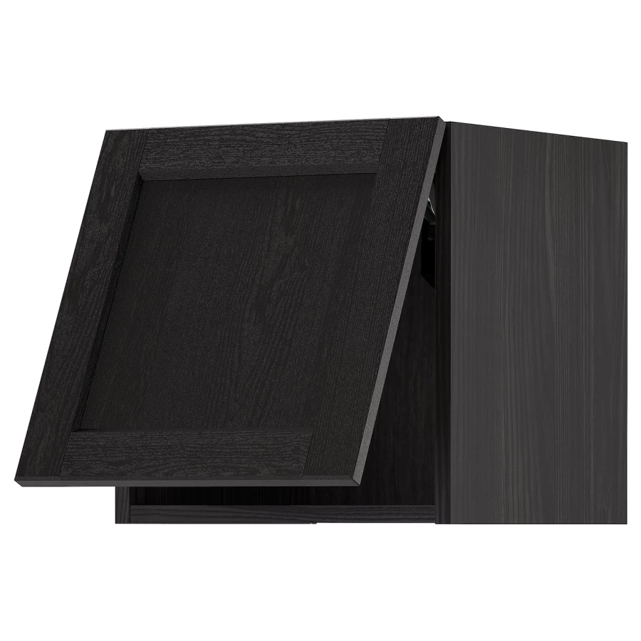 Навесной шкаф - METOD IKEA/ МЕТОД ИКЕА, 40х40 см, черный (изображение №1)