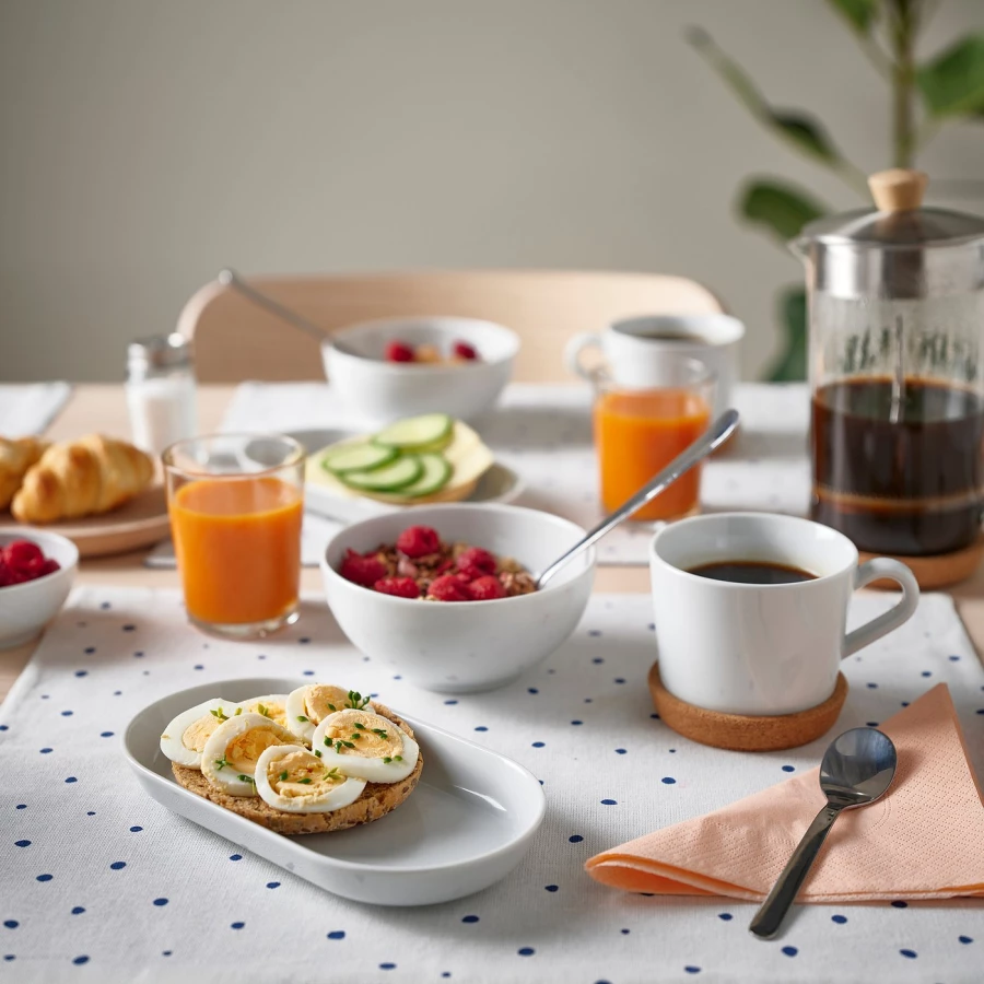 Блюдо IKEA 365+/ 365+ ИКЕА, 20х11 см, белый (изображение №3)