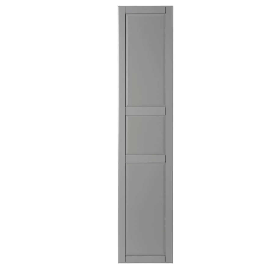 Дверь с петлями - TYSSEDAL  IKEA/  ТИССЕДАЛЬ ИКЕА,  229х50 см,  серый (изображение №1)