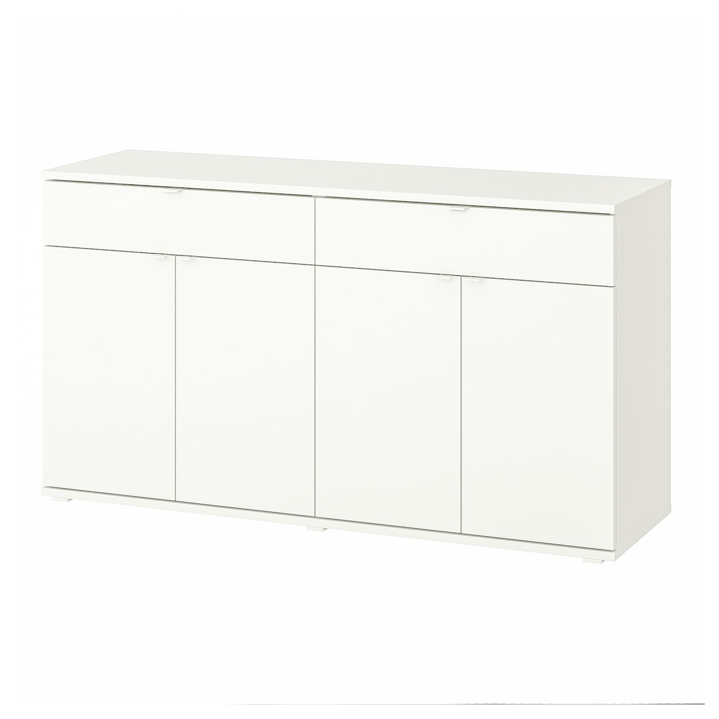 Шкаф - VIHALS  IKEA/ ВИХАЛС ИКЕА, 140x37x75 см, белый