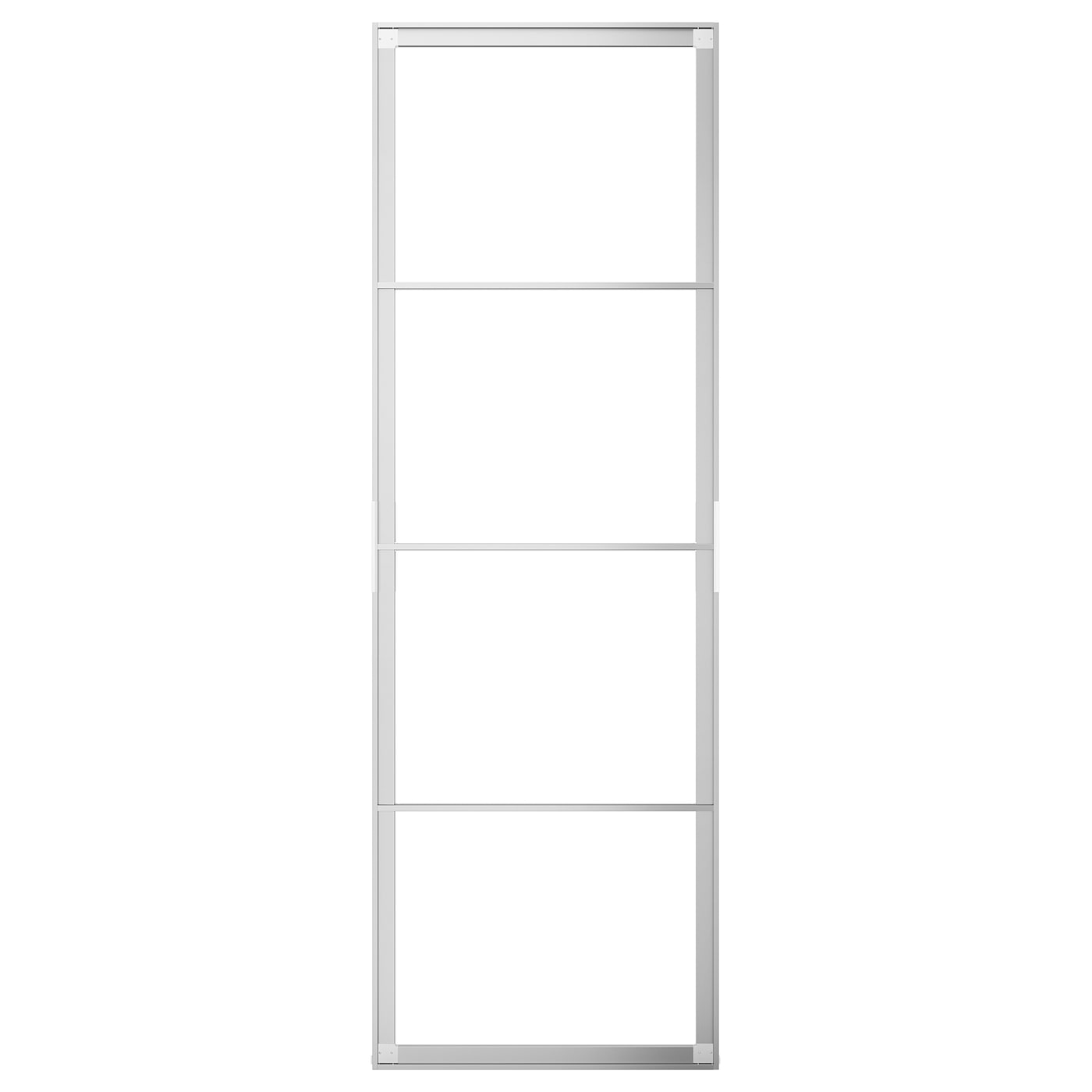 Пара рам раздвижных дверей - SKYTTA IKEA/ СКЮТТА ИКЕА, 77х231 см, серебрянный