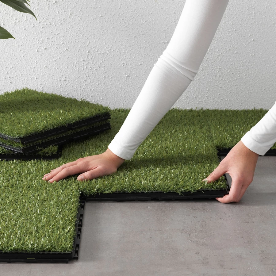 Искусственная трава - IKEA RUNNEN, 30х30 см, РУННЕН ИКЕА (изображение №5)