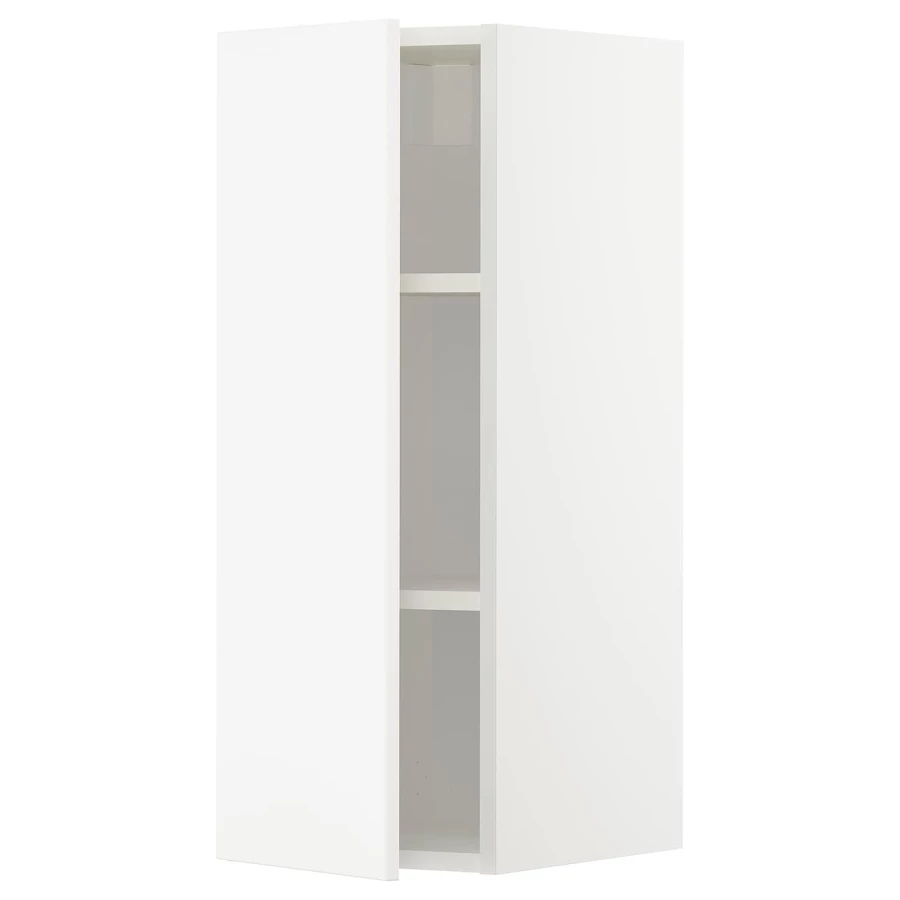 Навесной шкаф с полкой - METOD IKEA/ МЕТОД ИКЕА, 80х30 см,белый (изображение №1)