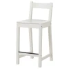 Барный стул со спинкой - NORDVIKEN IKEA/НОРДВИКЕН ИКЕА, 88х40х45 см, белый