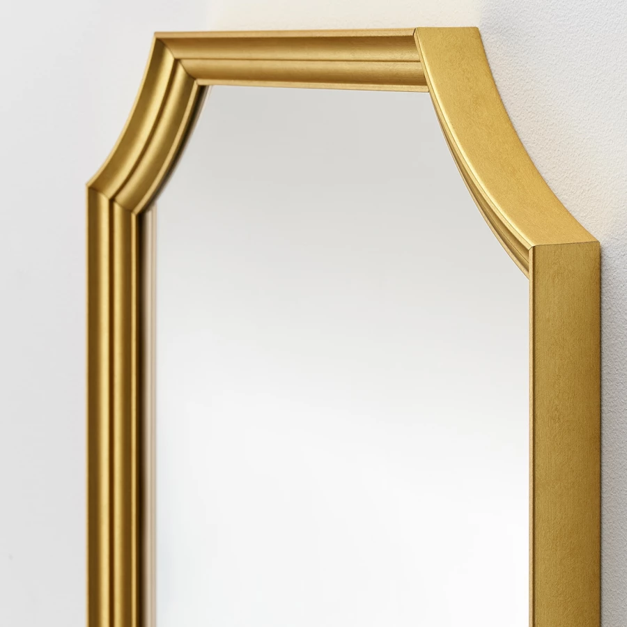 Зеркало - SVANSELE IKEA/ СВАНСЕЛЕ  ИКЕА, 53х63 см,  бежевый (изображение №3)