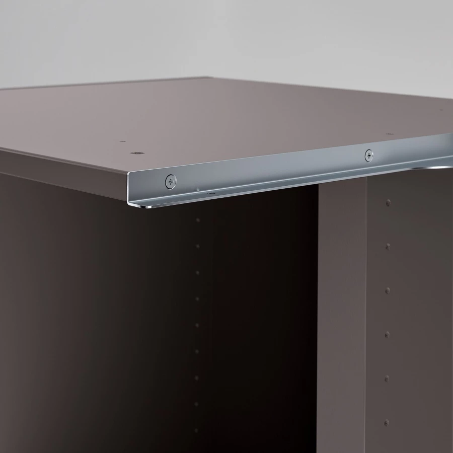 Дополнительный угловой шкаф с 4 полками - PAX  IKEA/ ПАКС ИКЕА,53x58x236 см, коричневый (изображение №3)