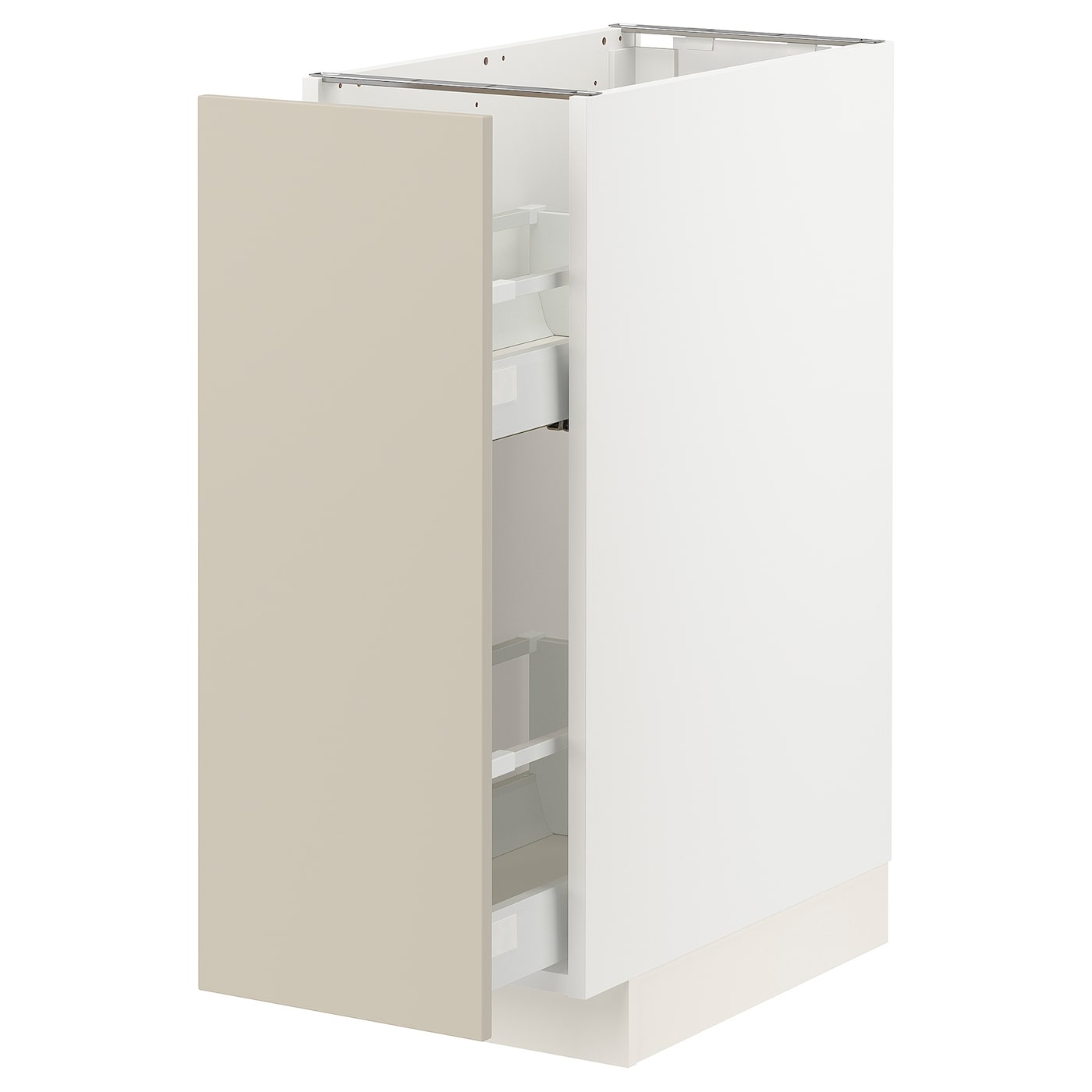 Напольный шкаф - IKEA METOD MAXIMERA, 88x62x30см, белый/бежевый, МЕТОД МАКСИМЕРА ИКЕА