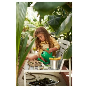 Второе фото. Садовая лавочка - IKEA JOLPEN, 67x59x100см, серый/белый, ЙОЛПЕН ИКЕА