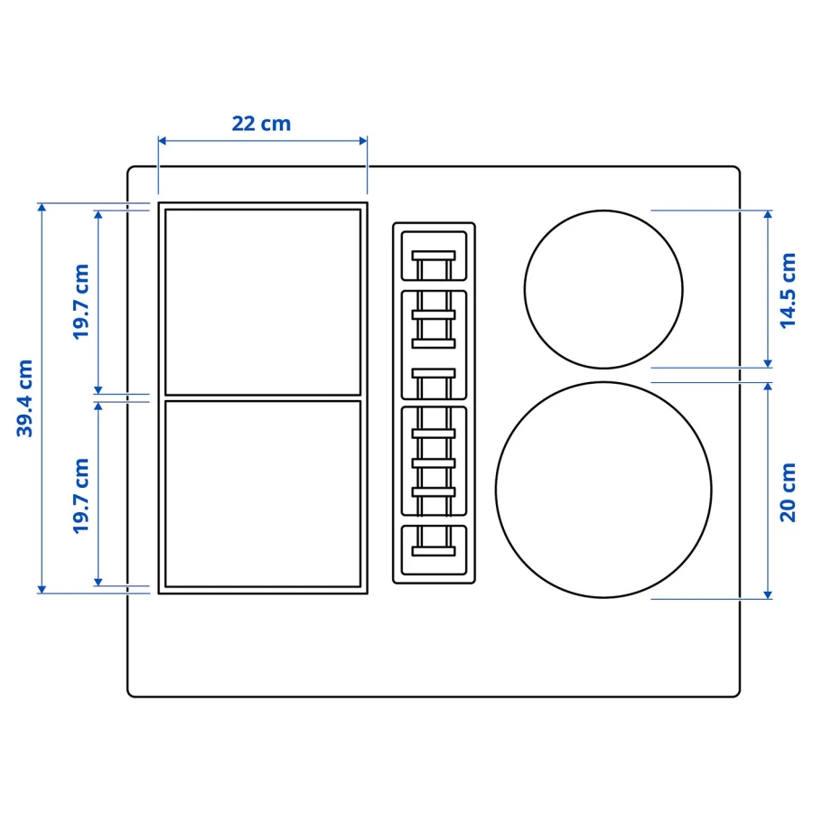 Индукционная варочная панель - FÖRDELAKTIG / FОRDELAKTIG IKEA/ ФОРДЕЛАКТИГ ИКЕА,  60 см, черный (изображение №13)