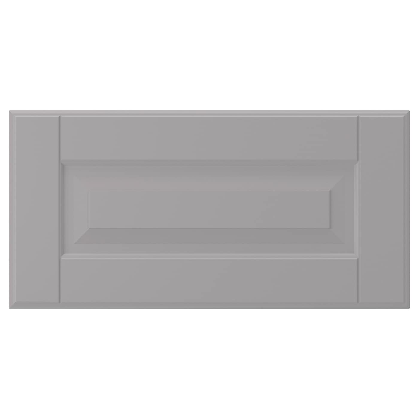 Фронтальная панель для ящика - IKEA BODBYN, 20х40 см, серый, БУДБИН ИКЕА