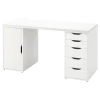 Письменный стол с ящиками - IKEA ALEX, 140x60 см, белый, АЛЕКС ИКЕА