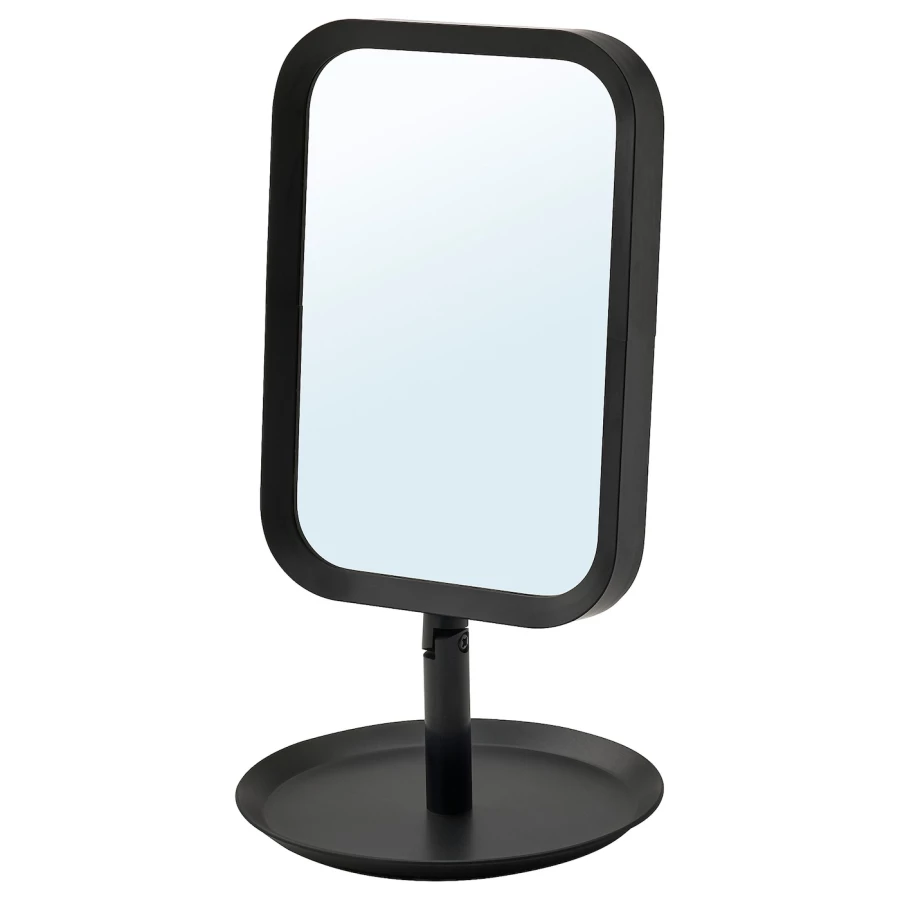 Зеркало -  LINDBYN IKEA/ ЛИНДБЮН  ИКЕА, 14х27 см,  черный (изображение №1)