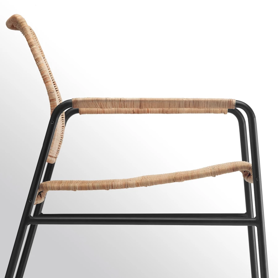 Кресло садовое - IKEA ULRIKSBERG, 76х67 см, коричневый, УЛЬРИКСБЕРГ ИКЕА (изображение №4)